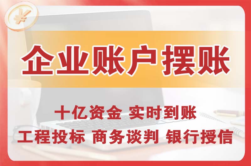 沈阳企业账户摆账